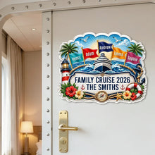 Load image into Gallery viewer, Personalized Acrylic Magnet Family Cruise Gift for Travelers