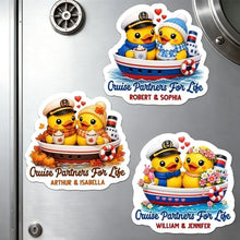 Load image into Gallery viewer, Personalized Acrylic Magnet Cute Nautical Duck Gift for Couple