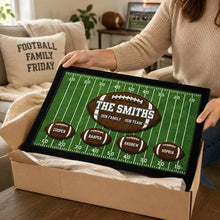 Load image into Gallery viewer, Personalized Doormat for Football Family Gift Custom Team Name