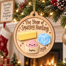 Load image into Gallery viewer, Personalized Wooden Ornament Cute Squishy Design Gift for Kids