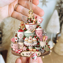Load image into Gallery viewer, Personalized Wooden Ornament Baked with Love Gift for Home Cook