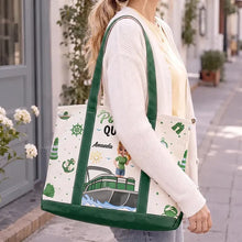 Load image into Gallery viewer, Personalized Oxford Cloth Tote Bag Boating Gift for Her