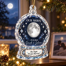 Load image into Gallery viewer, Personalized Acrylic Ornament Romantic Gift for Couple Christmas