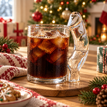 Load image into Gallery viewer, Personalized Curved Handle Glass Mug Custom Gift for Friends