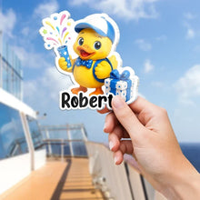 Load image into Gallery viewer, Personalized Acrylic Magnet Cute Duck Art Travel Gift Family