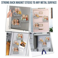 Load image into Gallery viewer, Personalized Acrylic Magnet Custom Friend Portrait Gift