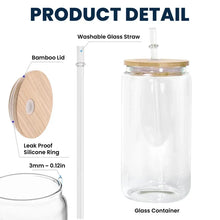 Load image into Gallery viewer, Personalized Bamboo Lid Glass Cup Gift for Book Lovers