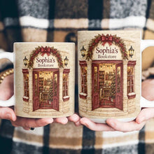 Load image into Gallery viewer, Personalized Vintage Bookstore Christmas Mug Unique Gift for Book Lovers