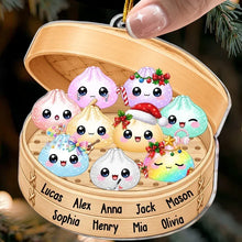 Load image into Gallery viewer, Personalized Dumpling Family Acrylic Ornament Unique Gift