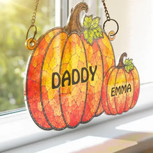 Load image into Gallery viewer, Personalized Acrylic Suncatcher Ornament Fall Gift for Grandma