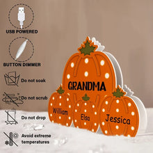 Load image into Gallery viewer, Personalized Acrylic Light Box Custom Family Display Gift for Grandma