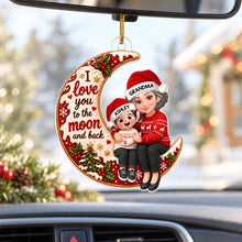 Load image into Gallery viewer, Personalized Acrylic Ornament for Grandma with Grandchild Custom Gift