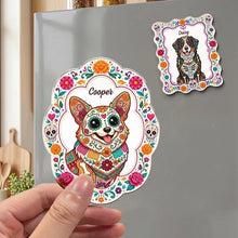 Load image into Gallery viewer, Personalized Acrylic Magnet Colorful Pet Art Gift for Dog Cat Lovers