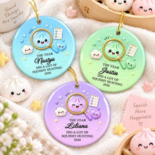Load image into Gallery viewer, Personalized Ceramic Ornament Unique Gift for Kids Holiday