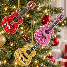 Load image into Gallery viewer, Personalized Guitar Acrylic Ornament Music Gift for Musicians
