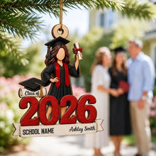 Load image into Gallery viewer, Personalized Graduation Wooden Ornament Gift for Daughter