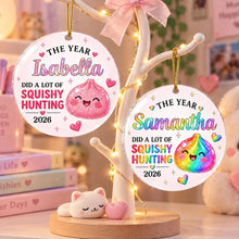 Load image into Gallery viewer, Personalized Rainbow Dumpling Acrylic Ornament Gift for Kids