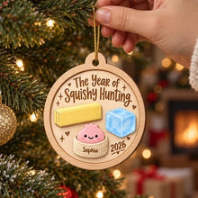 Load image into Gallery viewer, Personalized Wooden Ornament Cute Squishy Design Gift for Kids