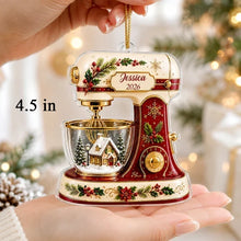 Load image into Gallery viewer, Personalized Baking Mixer Acrylic Ornament Unique Gift for Home Cooks