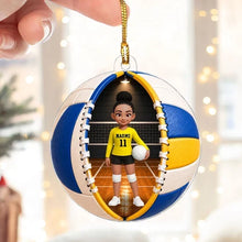 Load image into Gallery viewer, Personalized Volleyball Acrylic Ornament Custom Gift for Sports Families