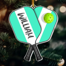Load image into Gallery viewer, Personalized Acrylic Pickleball Ornament Gift for Players