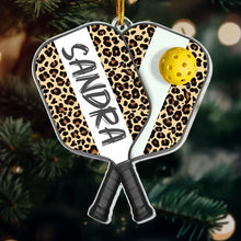 Load image into Gallery viewer, Personalized Acrylic Pickleball Ornament Gift for Players