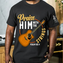 Load image into Gallery viewer, Personalized Guitar Tee Faith Design Custom Shirt Gift