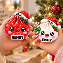 Load image into Gallery viewer, Personalized Dumpling Acrylic Ornament Creative Family Gift