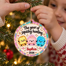 Load image into Gallery viewer, Personalized Acrylic Christmas Ornament Colorful Design Gift for Kids