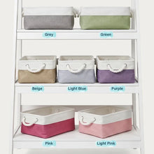 Load image into Gallery viewer, Personalized Cotton Linen Rope Basket Creative Gift for Book Lover