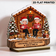 Load image into Gallery viewer, Personalized 2-Layer Wooden Plaque Cozy Couple Gift for Anniversary