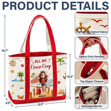 Load image into Gallery viewer, Personalized Tote Bag for Women with Fun Cruise Design