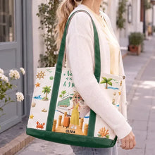 Load image into Gallery viewer, Personalized Tote Bag for Women with Fun Cruise Design