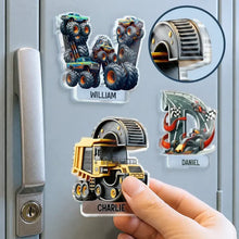 Load image into Gallery viewer, Personalized Acrylic Magnet Fun Character Gift for Kids