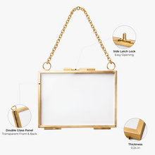 Load image into Gallery viewer, Personalized Hanging Photo Frame Ornament Gift for Mom & Dad
