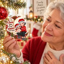 Load image into Gallery viewer, Personalized Acrylic Ornament for Grandma with Grandchild Custom Gift