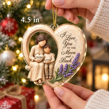 Load image into Gallery viewer, Personalized Acrylic Ornament Grandma Gift Love You to Moon