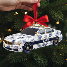 Load image into Gallery viewer, “Celebrate Your Inner Hero!” - Personalized Christmas Police Car Ornament - Perfect Gift for Law Enforcement Officers and Their Families Ornament MagicInPrints