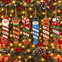 Load image into Gallery viewer, Personalized Acrylic Christmas Ornament Custom Kids Gift