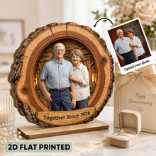 Load image into Gallery viewer, Personalized 2-Layer Wooden Plaque Hugging Couple Gift for Partner