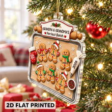 Load image into Gallery viewer, Personalized Gingerbread Family Ornament Unique Christmas Gift for Grandparents