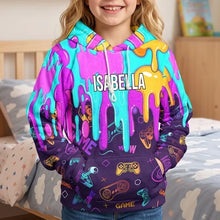 Load image into Gallery viewer, Personalized Youth Gaming Hoodie Custom Design Gift for Son