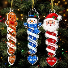 Load image into Gallery viewer, Personalized Acrylic Christmas Ornament Custom Kids Gift