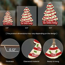 Load image into Gallery viewer, Personalized Family Christmas Ornament Custom Keepsake Gift