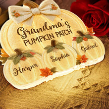 Load image into Gallery viewer, Personalized Acrylic Light Box Gift for Grandma Autumn Keepsake