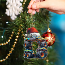 Load image into Gallery viewer, Make Christmas Magical – Personalized Custom Shaped Acrylic Ornament – Gift for Kids Acrylic Ornament MagicInPrints