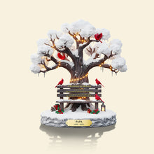 Load image into Gallery viewer, Cherished Memories, Personalized Heaven Gifts - Cardinal Acrylic Plaque for Family Shaped Plaques MagicInPrints