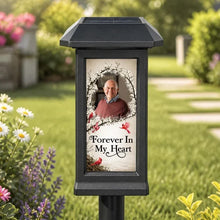 Load image into Gallery viewer, Personalized Solar Garden Stake Light with Cardinal Design Gift for Family