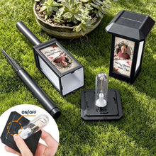 Load image into Gallery viewer, Personalized Solar Garden Stake Light with Cardinal Design Gift for Family