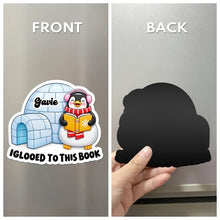 Load image into Gallery viewer, Personalized Acrylic Magnet Cute Reading Animals Gift for Book Lovers